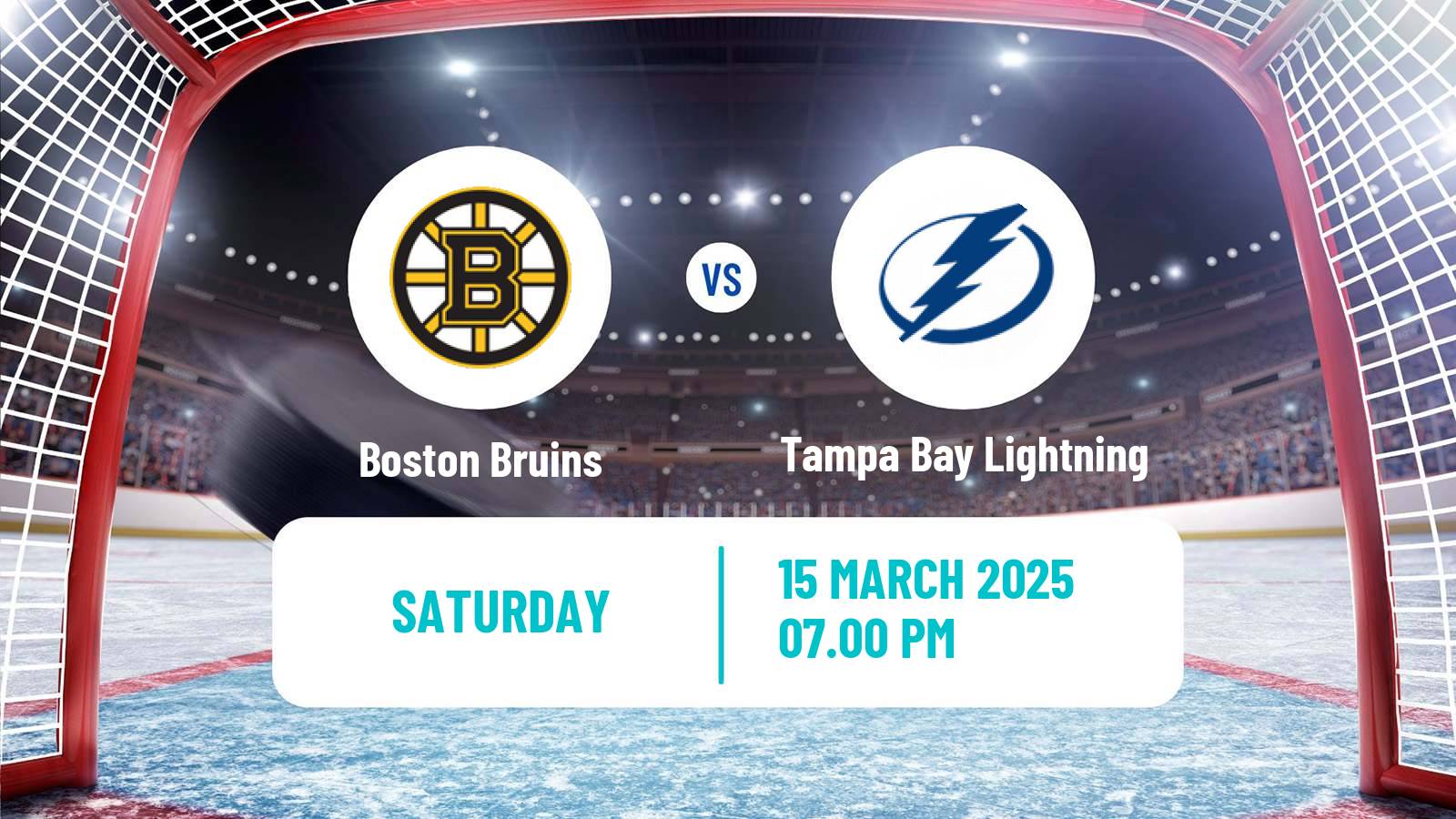 Hockey NHL Boston Bruins - Tampa Bay Lightning
