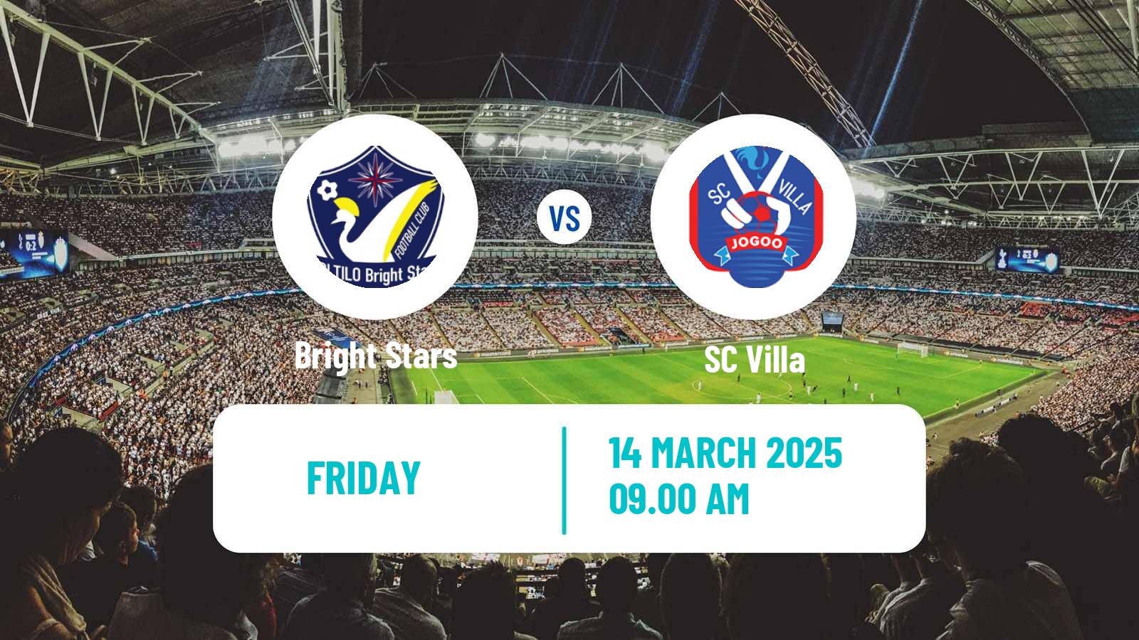 Soccer Ugandan Super League Bright Stars - Villa
