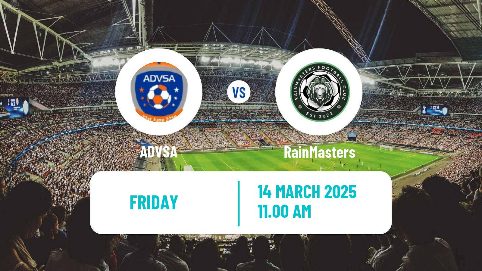 Soccer Ghanaian Division One League ADVSA - RainMasters
