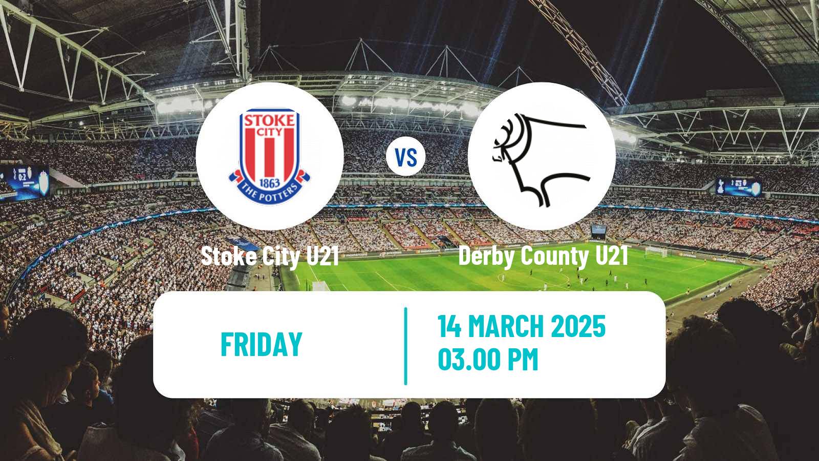 Soccer English Premier League 2 Stoke City U21 - Derby County U21