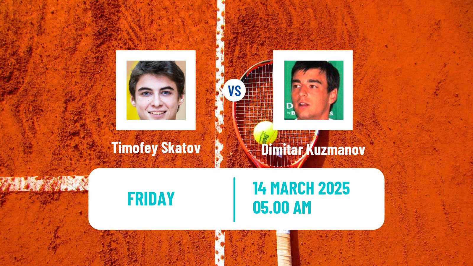 Tennis Hersonissos 2 Challenger Men Timofey Skatov - Dimitar Kuzmanov