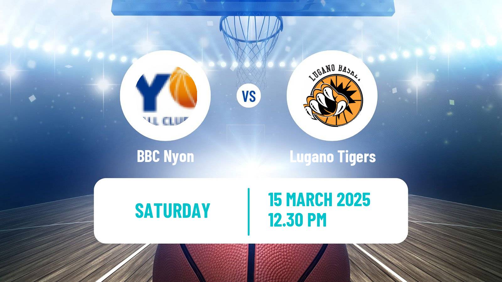 Basketball Swiss SB League Basketball BBC Nyon - Lugano Tigers