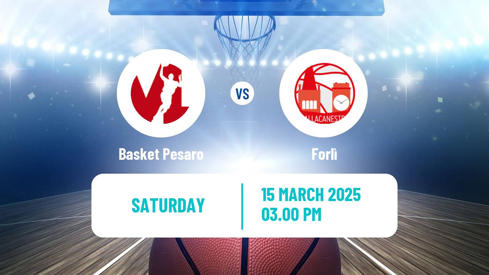 Basketball Italian Serie A2 Basketball Basket Pesaro - Forlì