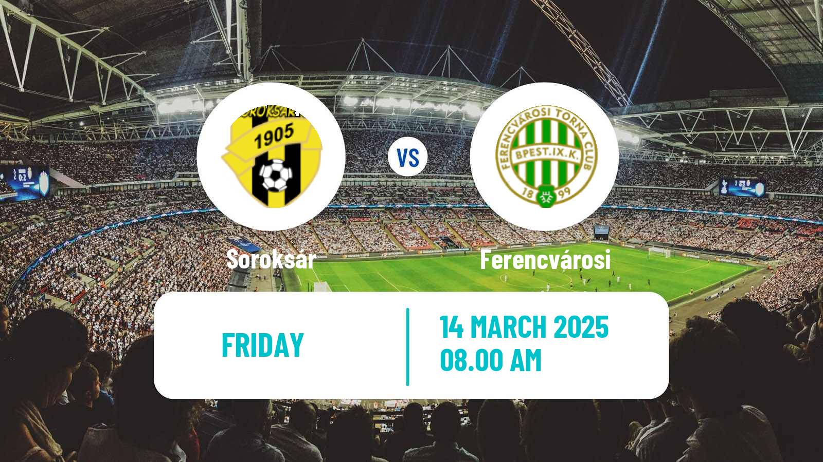 Football Hungarian NB I Women Soroksár - Ferencvárosi