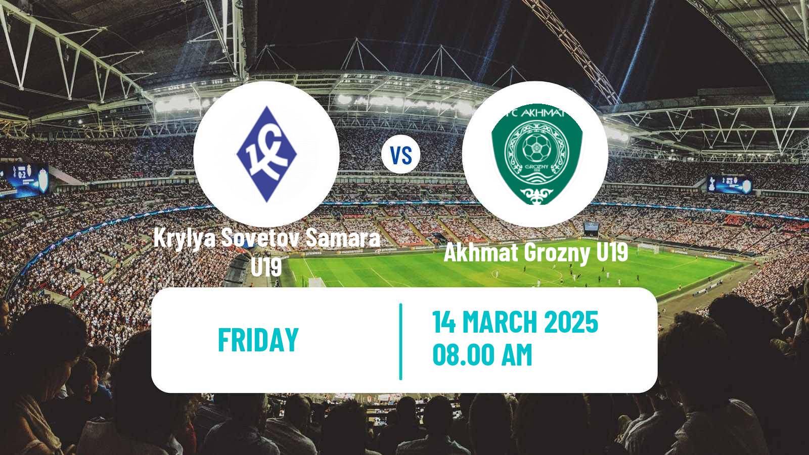 Football Russian Youth League Krylya Sovetov Samara U19 - Akhmat Grozny U19
