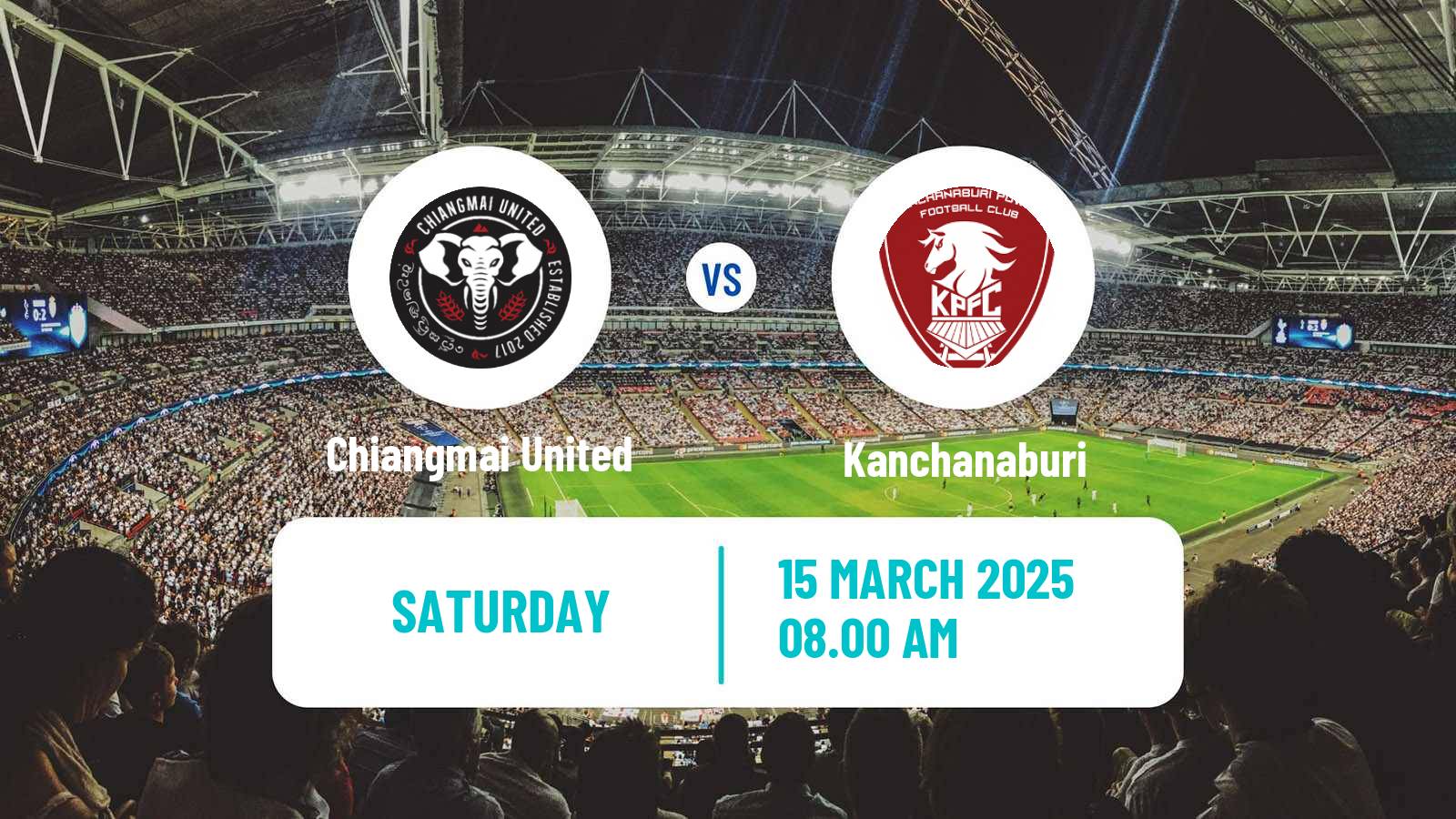Soccer Thai League 2 Chiangmai United - Kanchanaburi