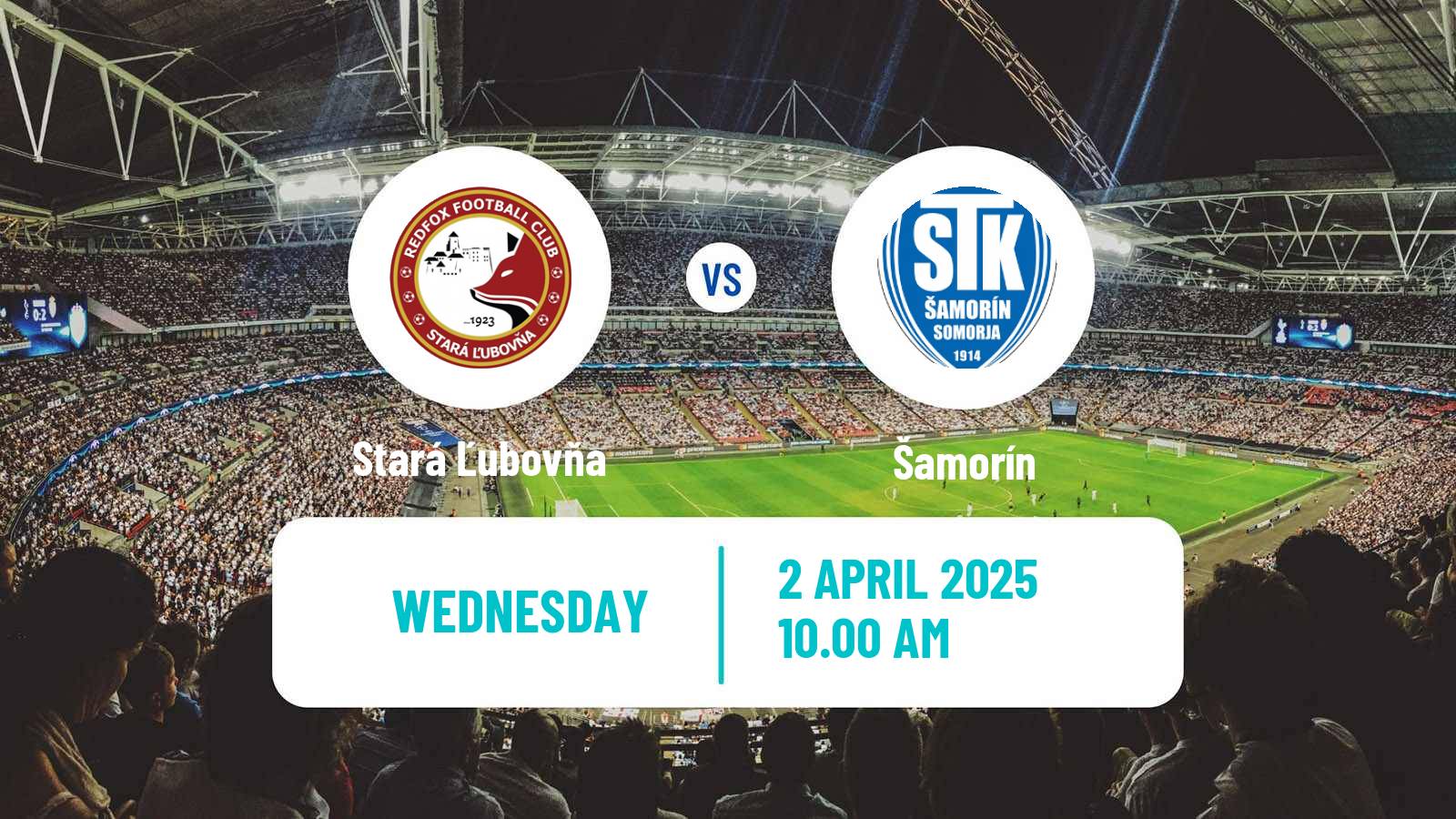 Soccer Slovak 2 Liga Stará Ľubovňa - Šamorín