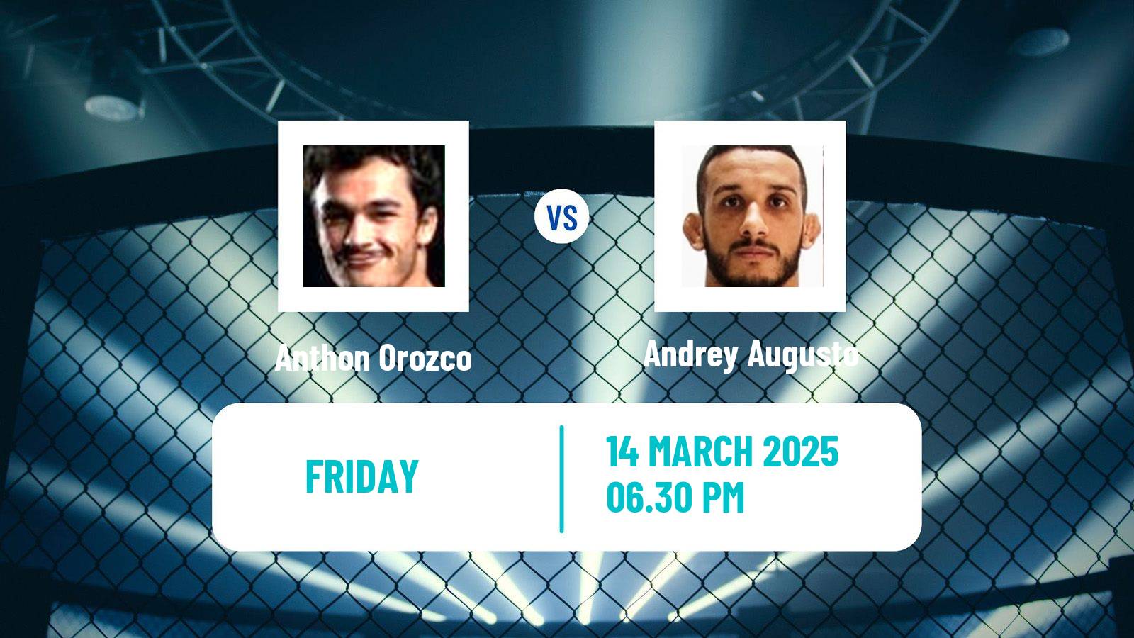 MMA Welterweight Cage Warriors Men Anthon Orozco - Andrey Augusto