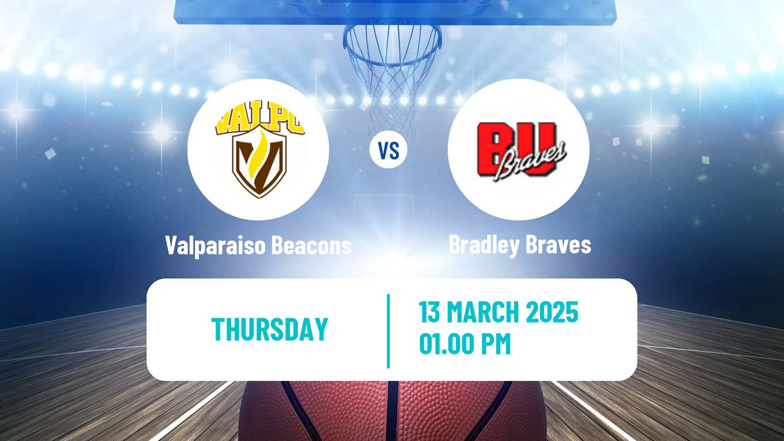 Basketball NCAA College Basketball Women Valparaiso Beacons - Bradley Braves