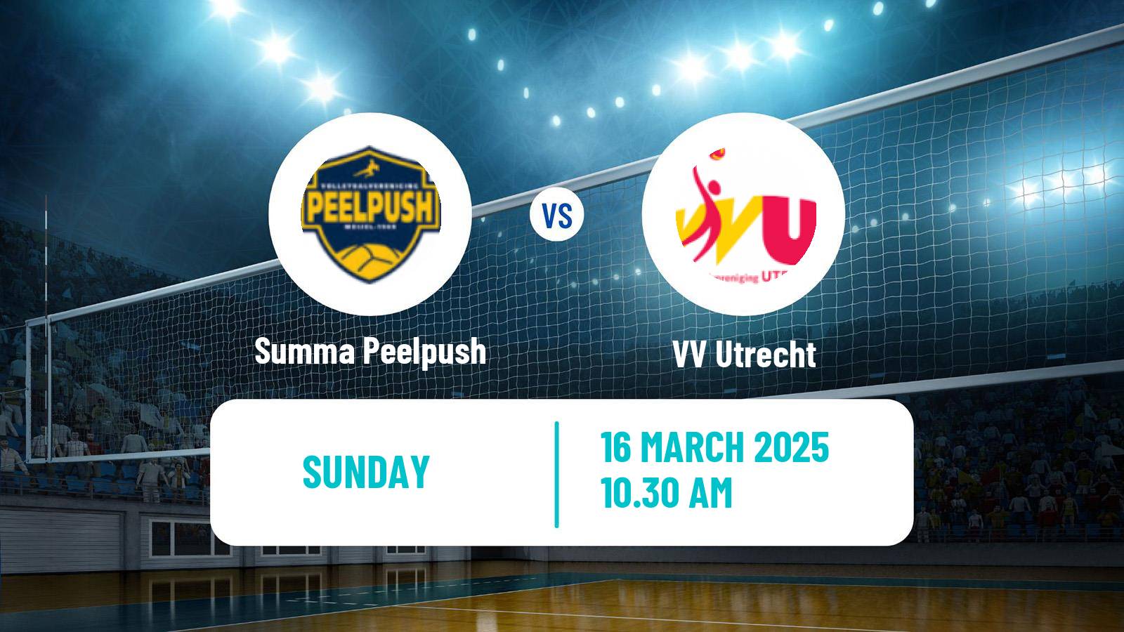 Volleyball Dutch Eredivisie Volleyball Women Summa Peelpush - VV Utrecht