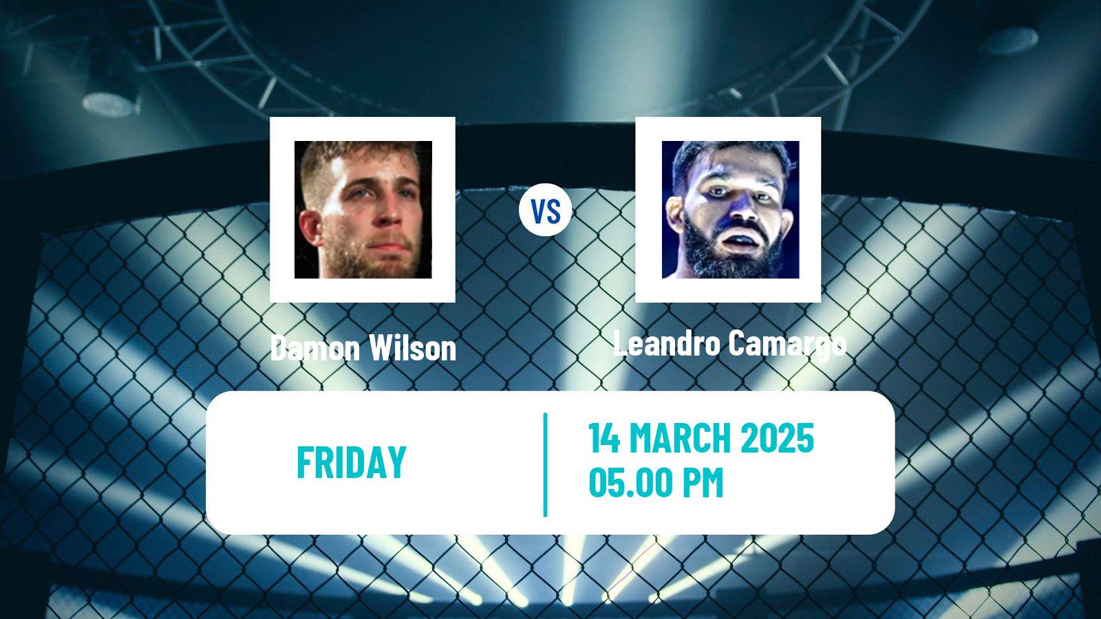 MMA Catchweight Cage Warriors Men Damon Wilson - Leandro Camargo