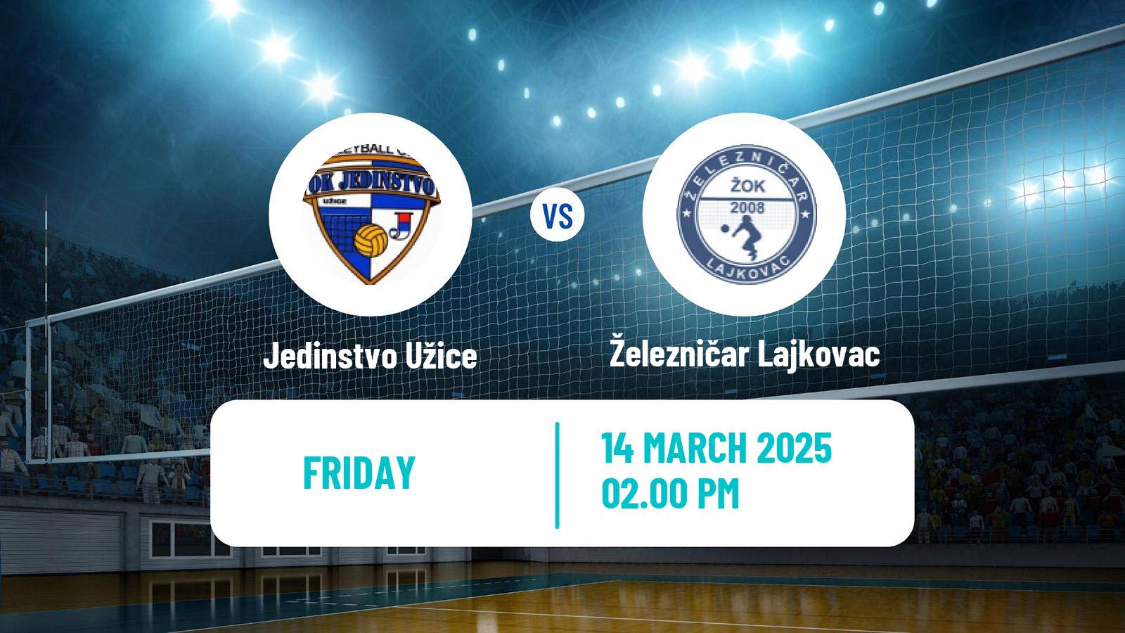 Volleyball Serbian Liga Volleyball Women Jedinstvo Užice - Železničar Lajkovac