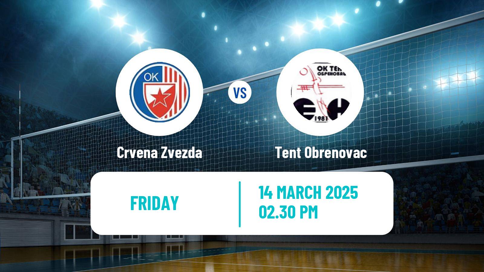 Volleyball Serbian Liga Volleyball Women Crvena Zvezda - Tent Obrenovac