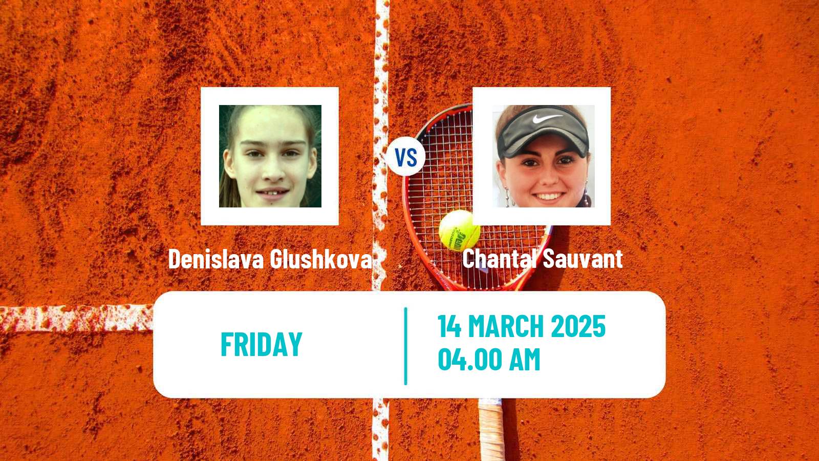 Tennis ITF W15 Antalya 7 Women Denislava Glushkova - Chantal Sauvant