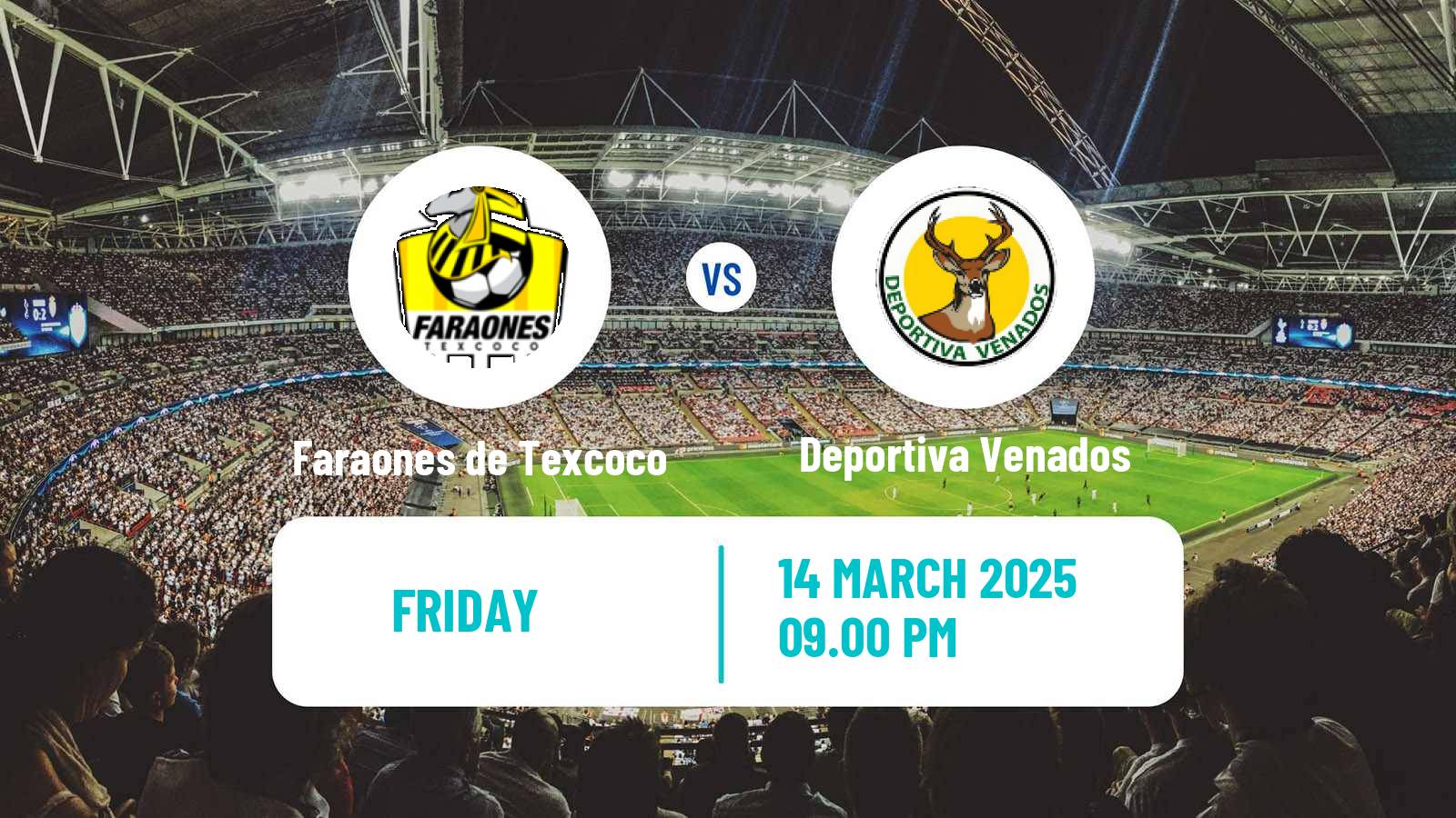 Soccer Mexican Liga Premier Serie A Faraones de Texcoco - Deportiva Venados