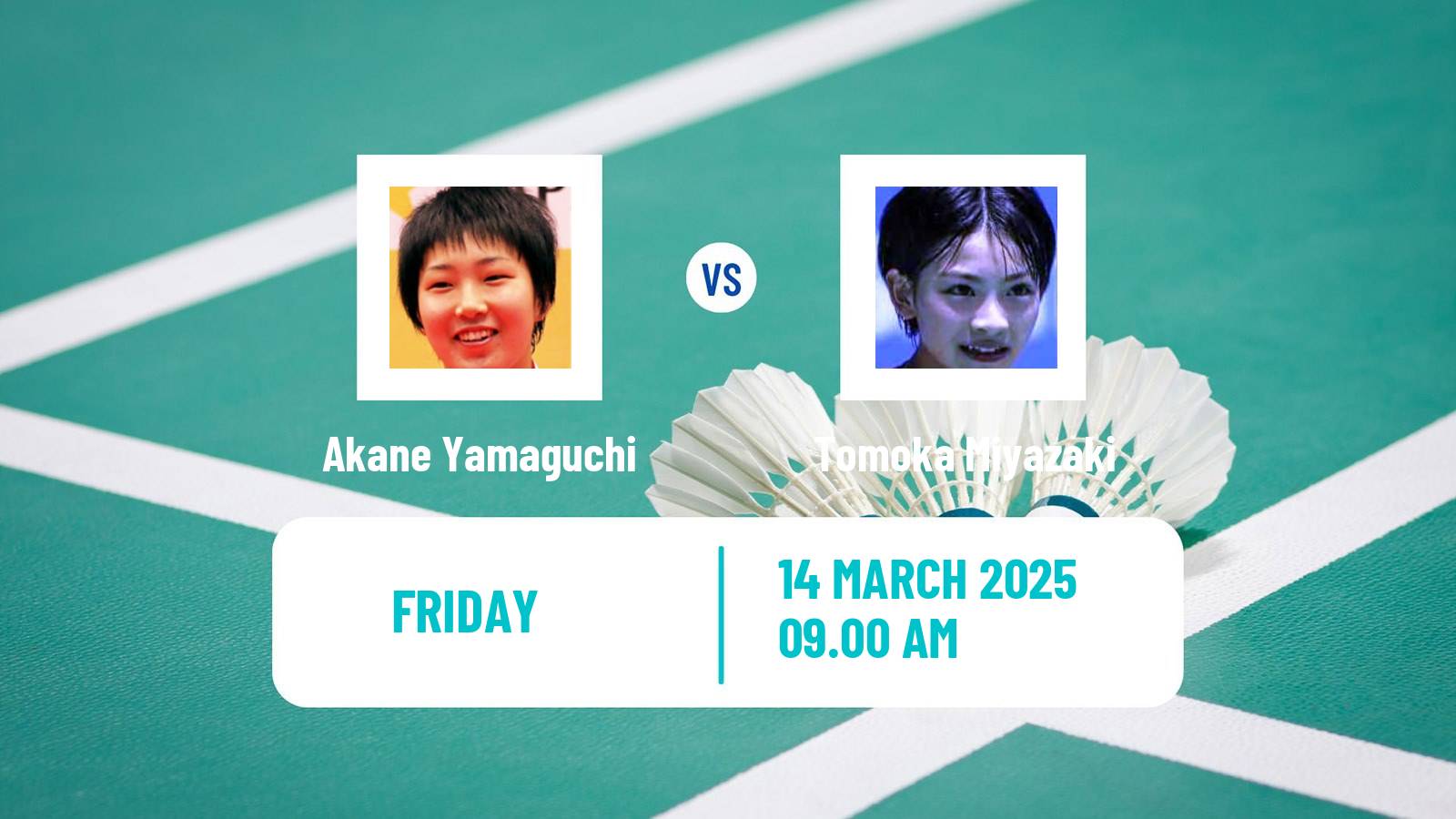 Badminton BWF World Tour All England Open Women Akane Yamaguchi - Tomoka Miyazaki