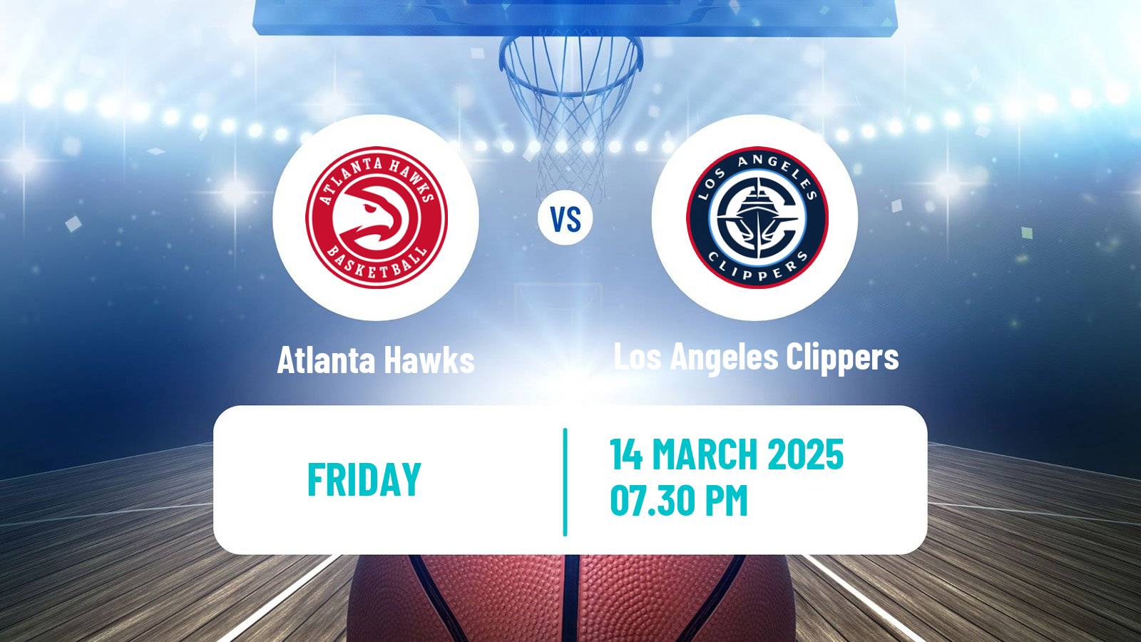 Basketball NBA Atlanta Hawks - Los Angeles Clippers