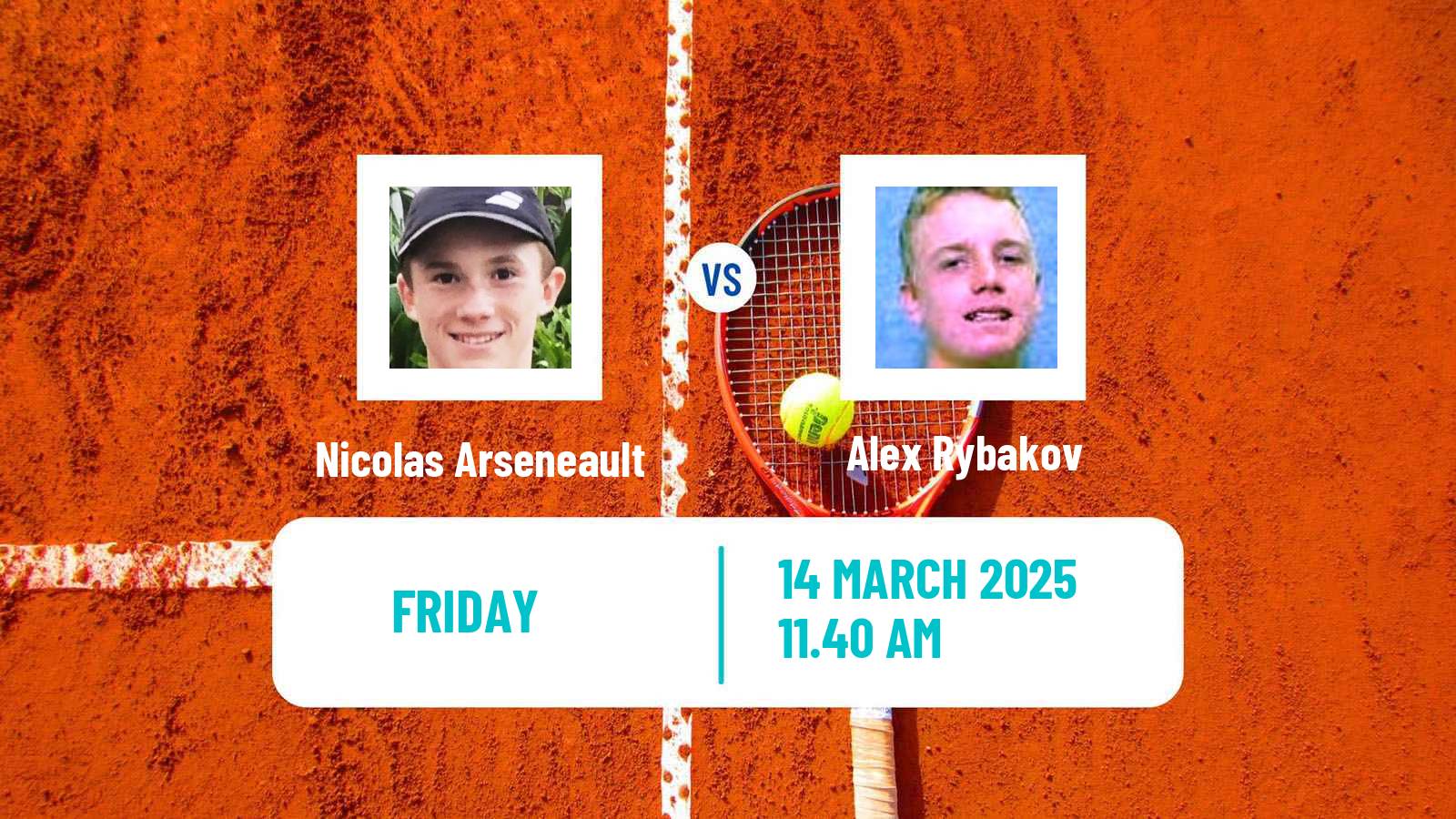 Tennis ITF M15 Montreal Men Nicolas Arseneault - Alex Rybakov
