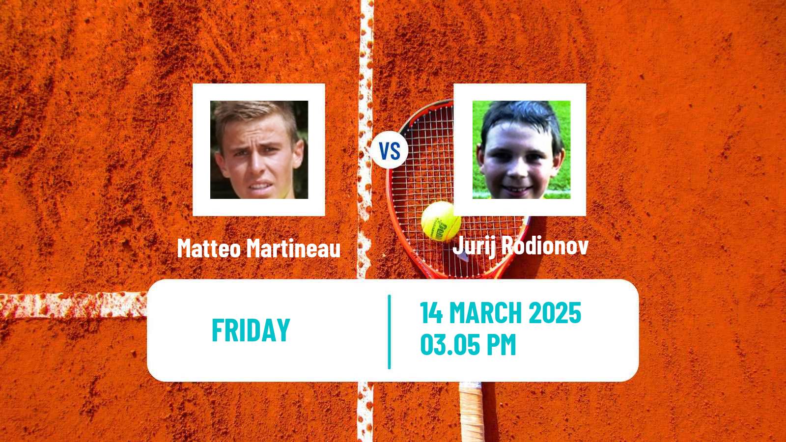 Tennis Cherbourg Challenger Men Matteo Martineau - Jurij Rodionov