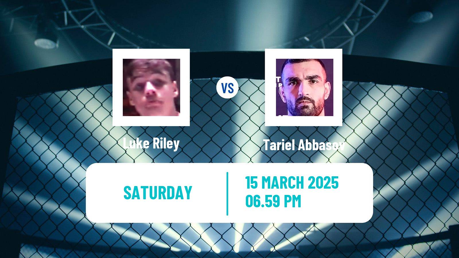 MMA Featherweight Cage Warriors Men Luke Riley - Tariel Abbasov