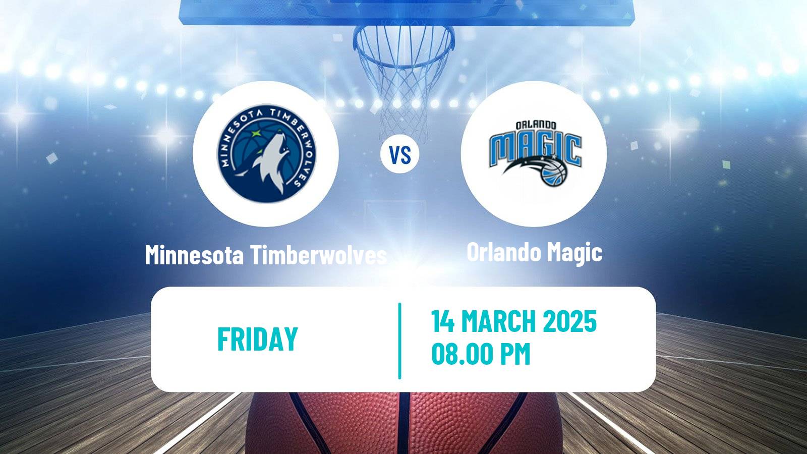 Basketball NBA Minnesota Timberwolves - Orlando Magic