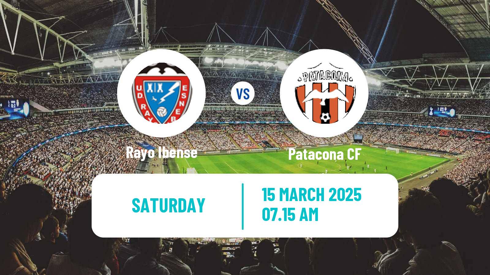 Soccer Spanish Tercera RFEF - Group 6 Rayo Ibense - Patacona