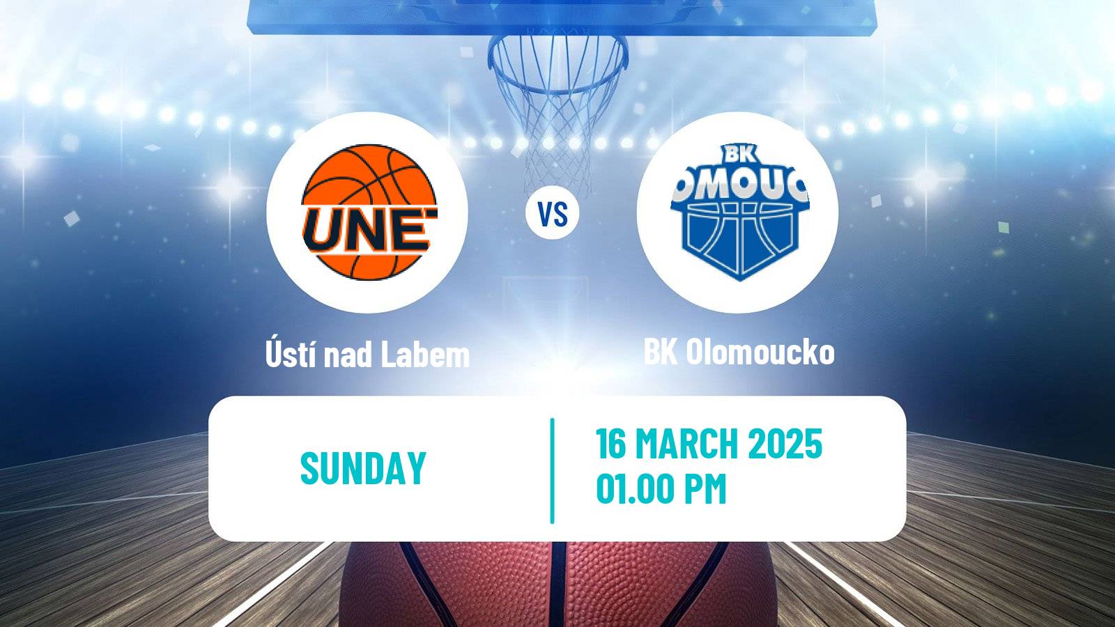 Basketball Czech NBL Ústí nad Labem - Olomoucko
