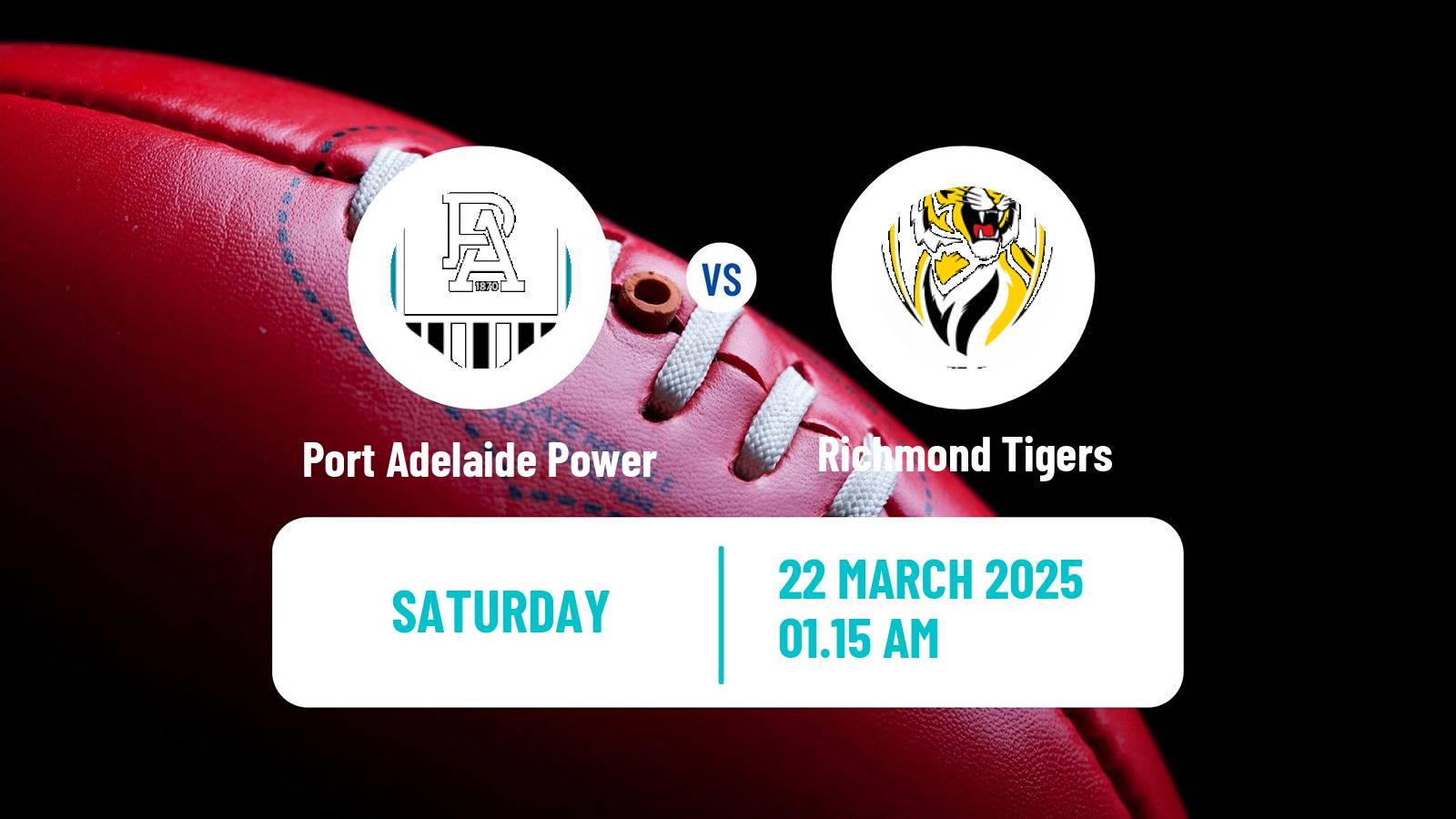 Aussie rules AFL Port Adelaide Power - Richmond Tigers