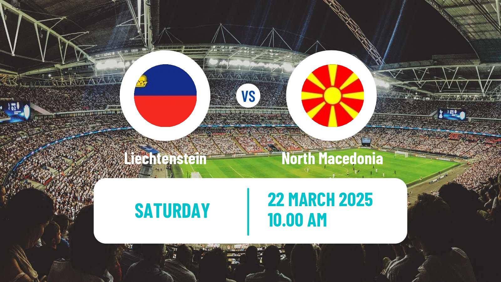 Soccer FIFA World Cup Liechtenstein - North Macedonia