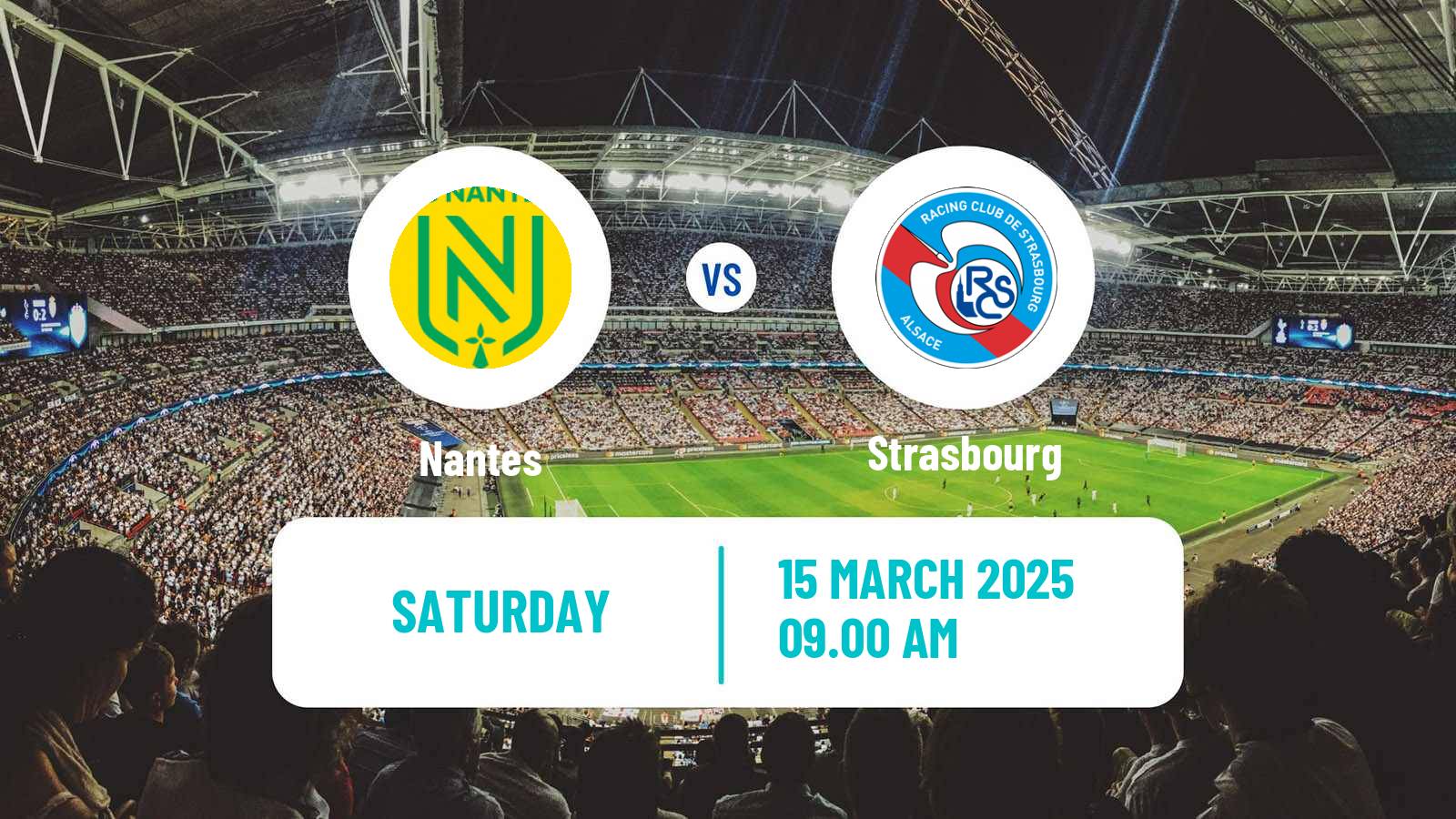 Soccer French Division 1 Women Nantes - Strasbourg