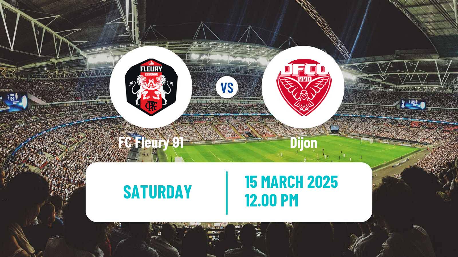 Football French Division 1 Women Fleury 91 - Dijon