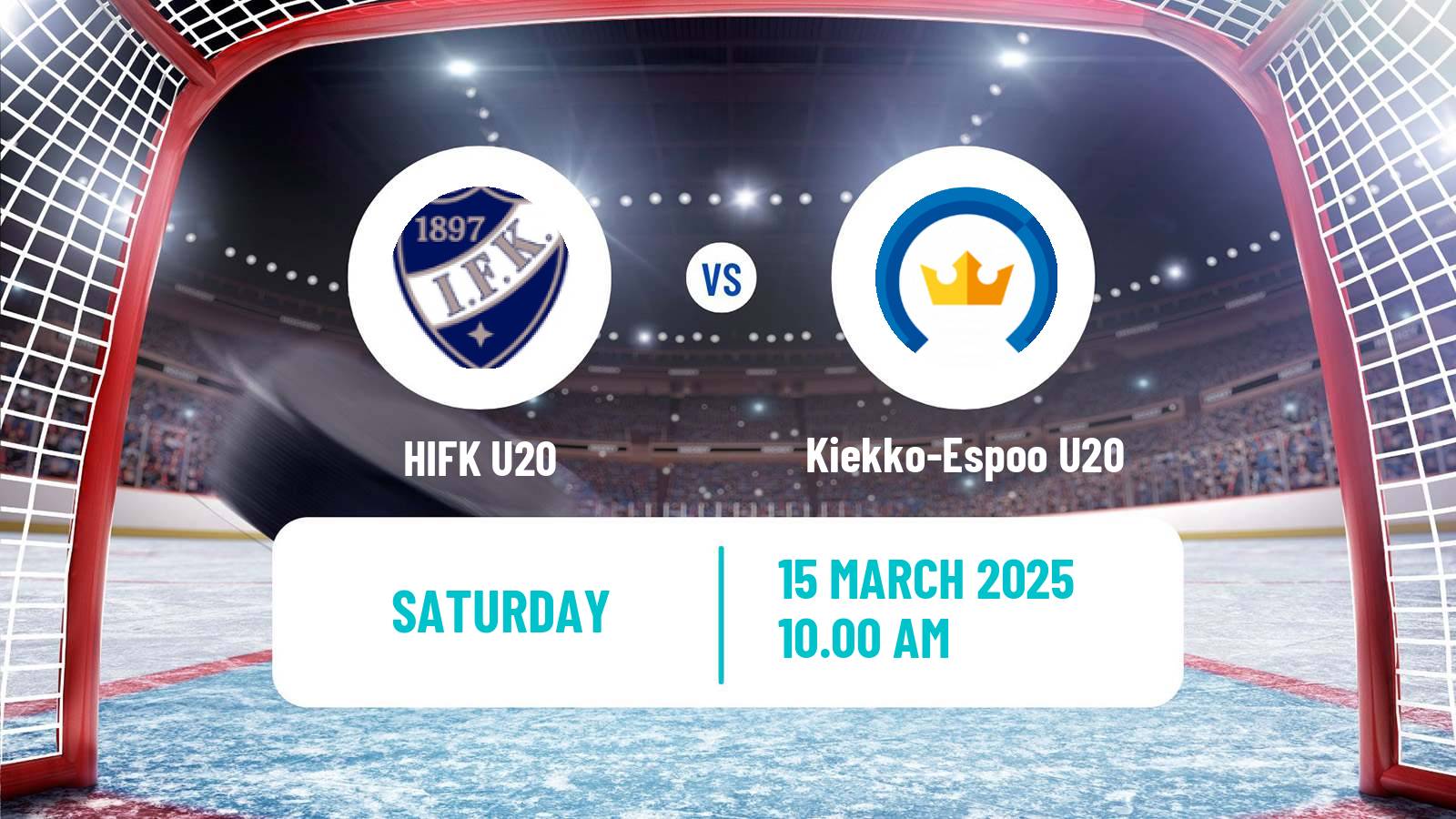 Hockey Finnish SM-sarja U20 HIFK U20 - Kiekko-Espoo U20