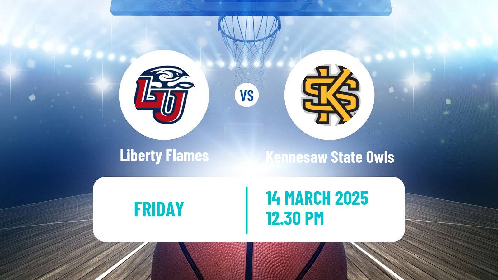 Basketball NCAA College Basketball Liberty Flames - Kennesaw State Owls