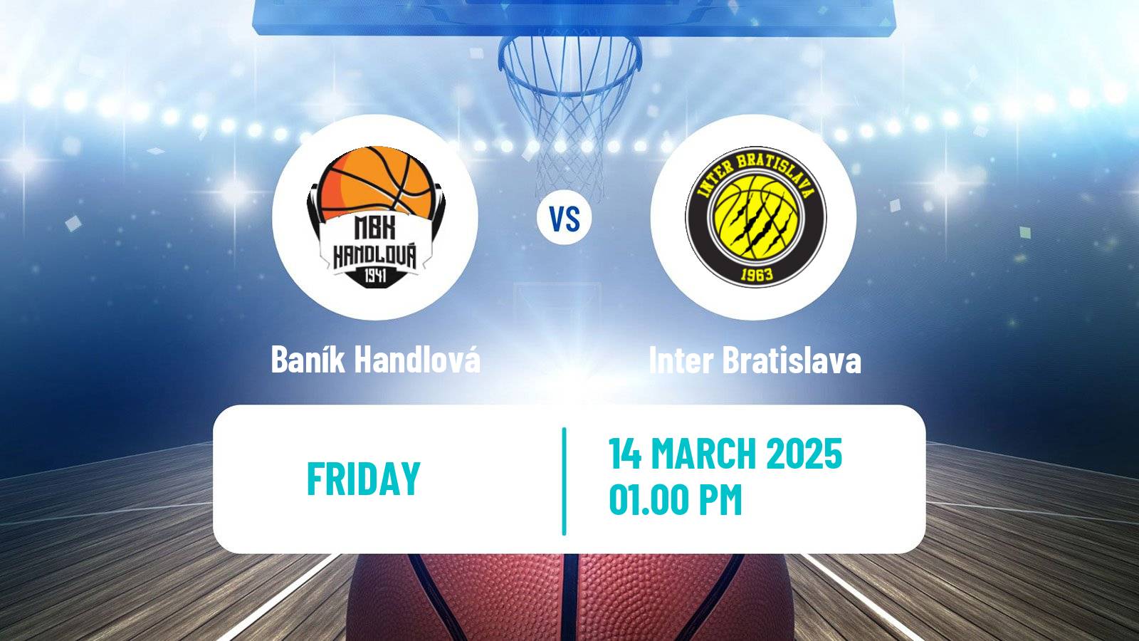 Basketball Slovak Extraliga Basketball Baník Handlová - Inter Bratislava