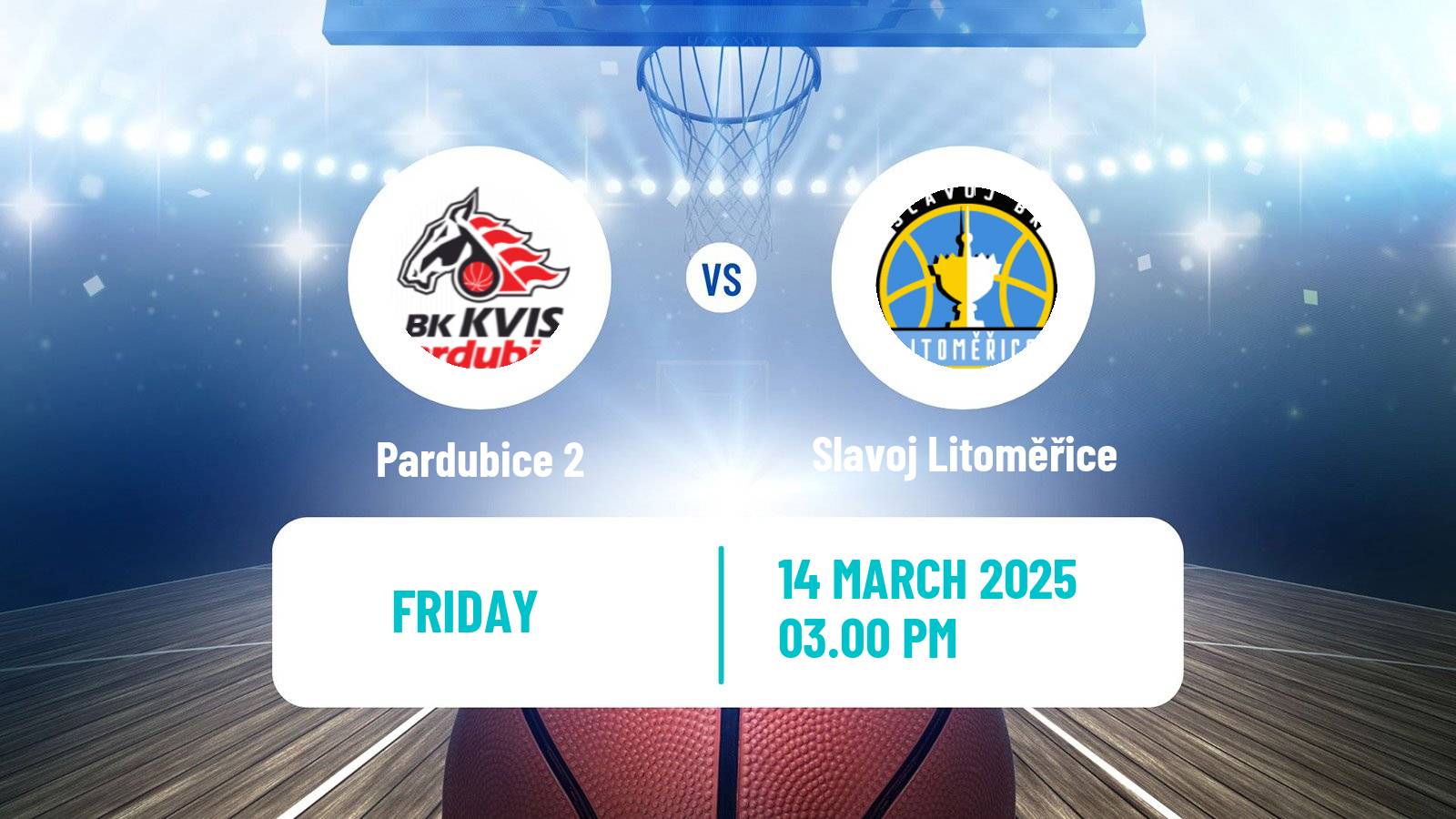 Basketball Czech 1 Liga Basketball Pardubice 2 - Slavoj Litoměřice