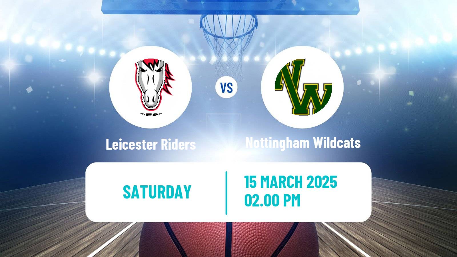 Basketball British WBBL Leicester Riders - Nottingham Wildcats