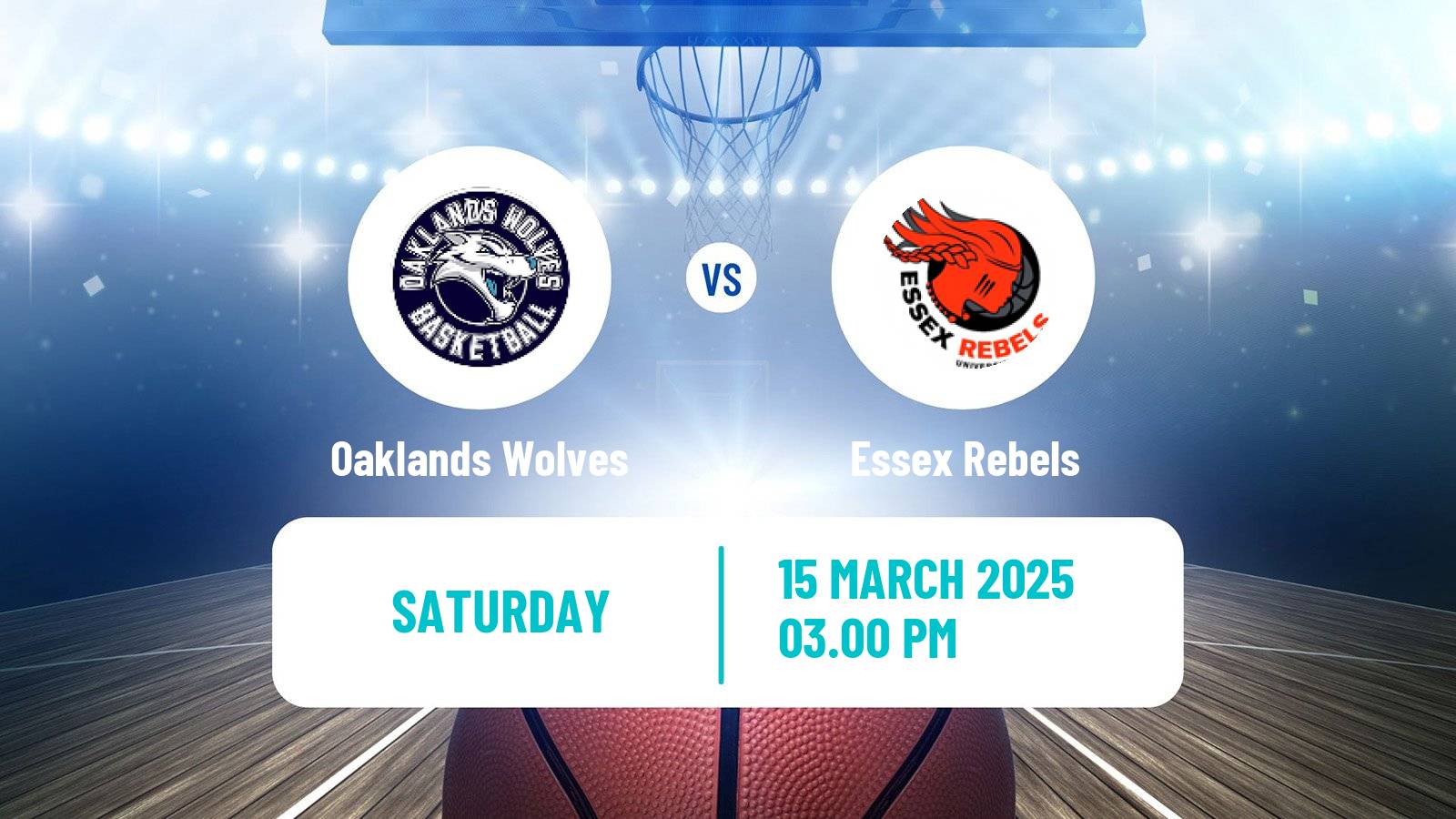 Basketball British WBBL Oaklands Wolves - Essex Rebels