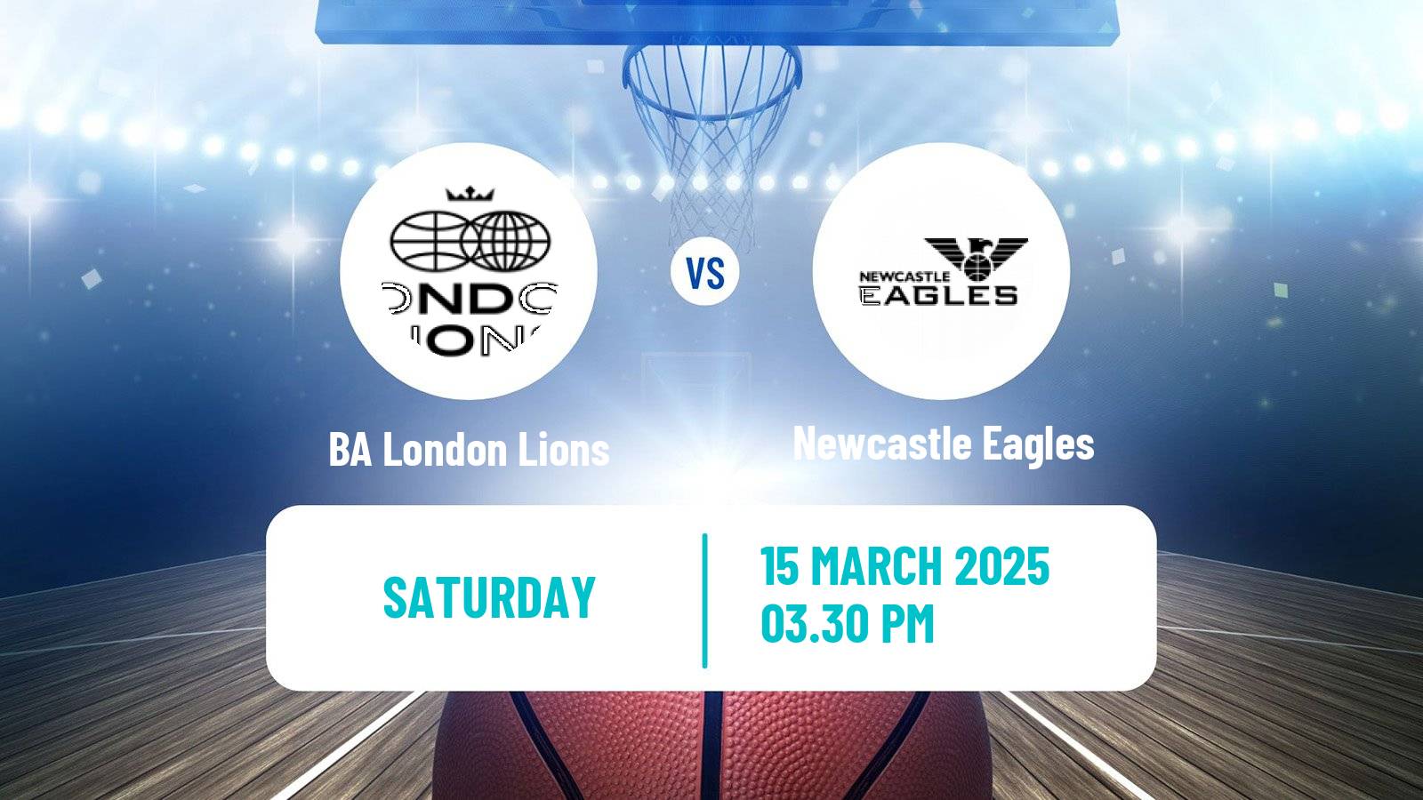 Basketball British WBBL BA London Lions - Newcastle Eagles
