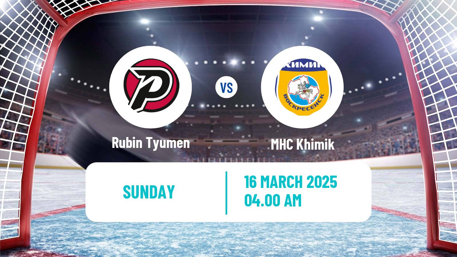 Hockey VHL Rubin Tyumen - Khimik