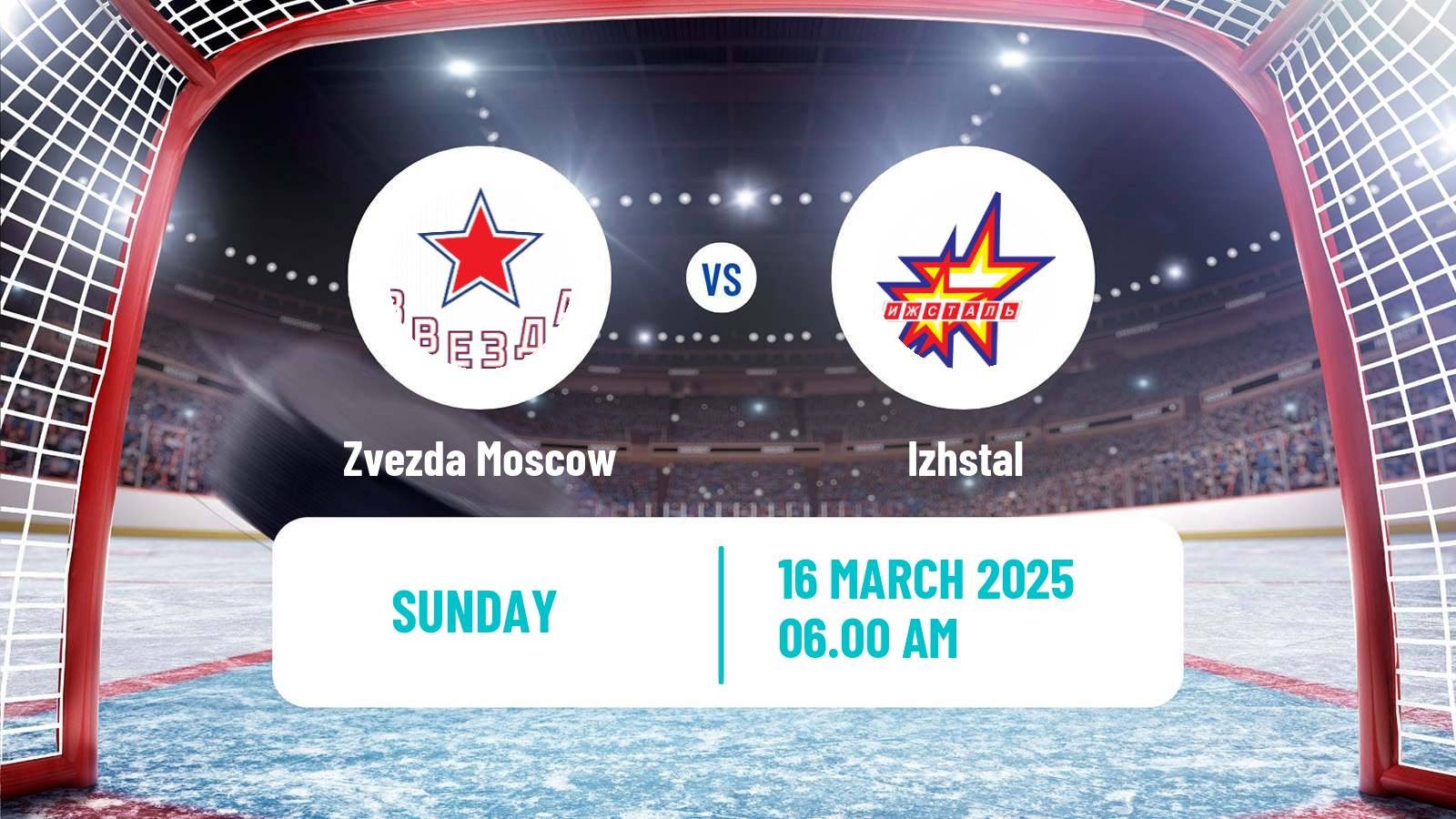 Hockey VHL Zvezda Moscow - Izhstal