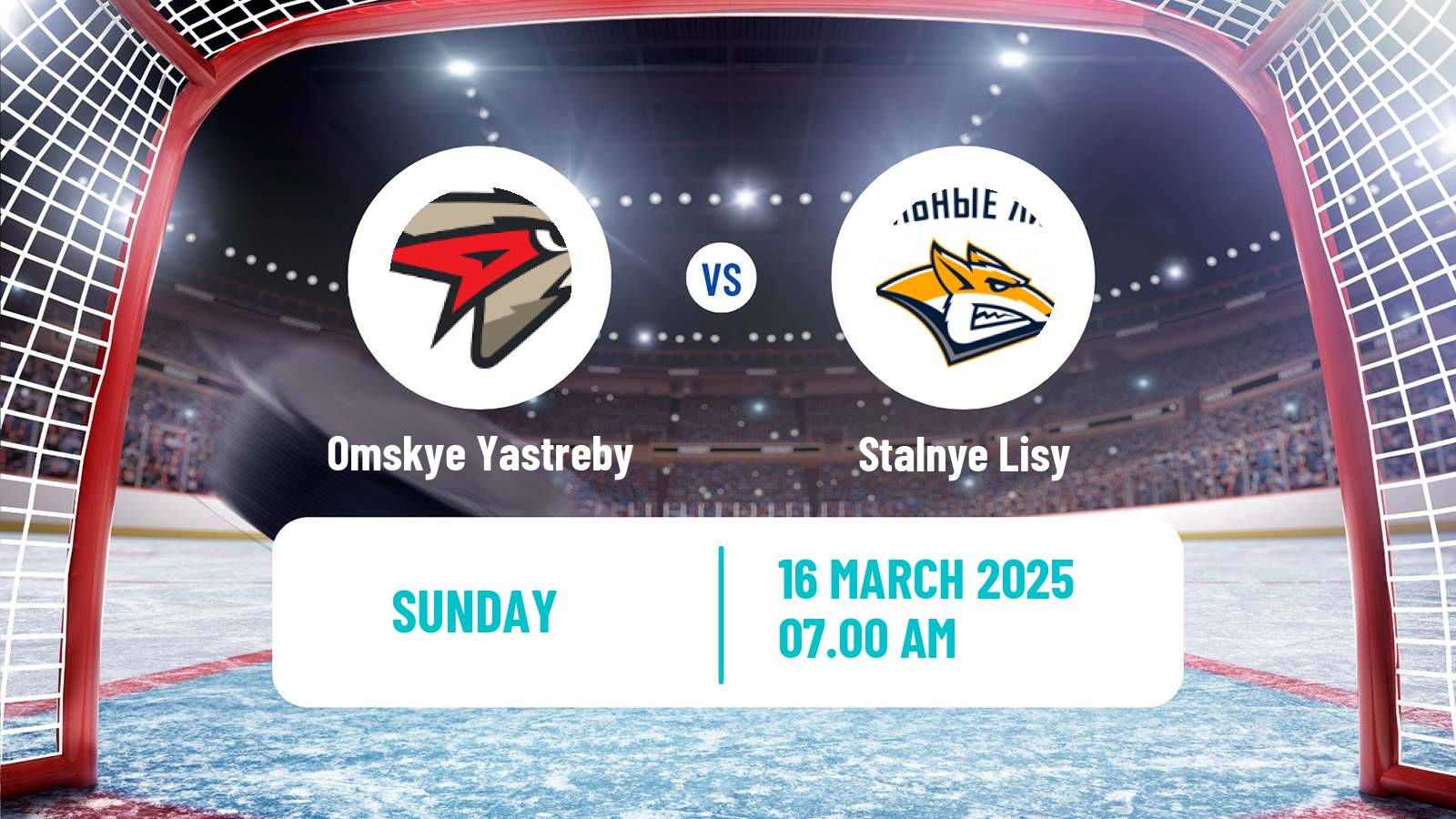 Hockey MHL Omskye Yastreby - Stalnye Lisy