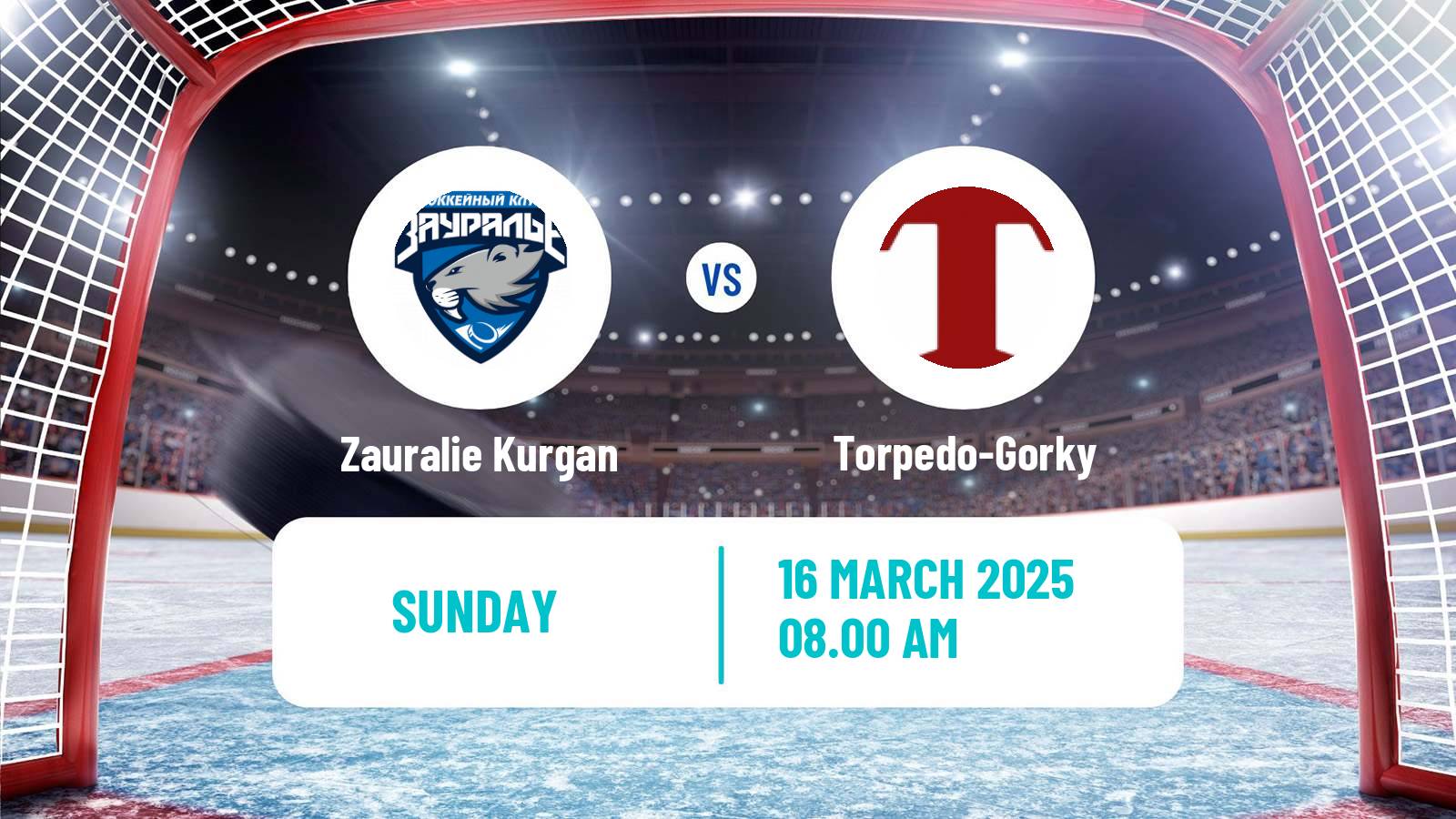 Hockey VHL Zauralie Kurgan - Torpedo-Gorky