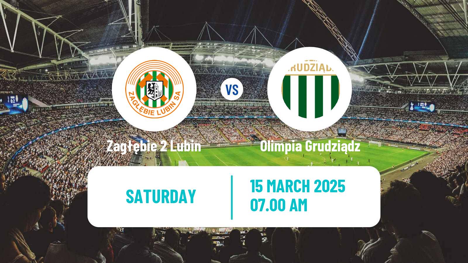 Soccer Polish Division 2 Zagłębie 2 Lubin - Olimpia Grudziądz