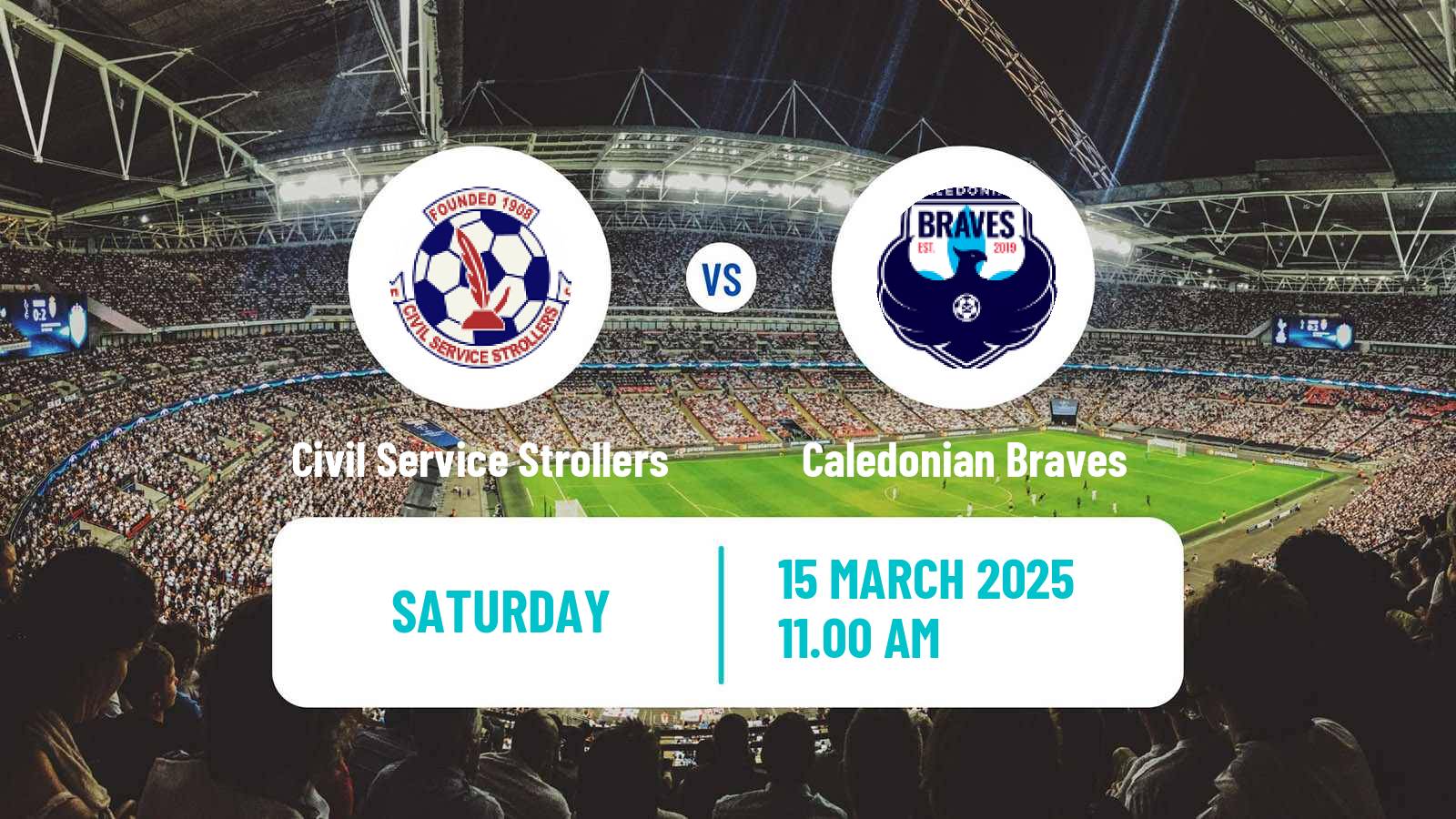 Soccer Scottish Lowland League Civil Service Strollers - Caledonian Braves