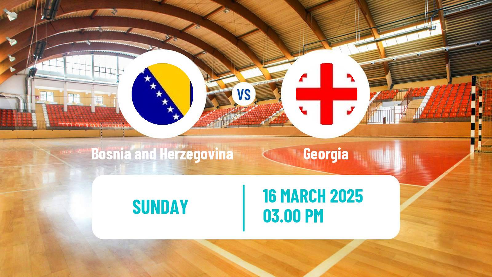 Handball Handball European Championship Bosnia and Herzegovina - Georgia