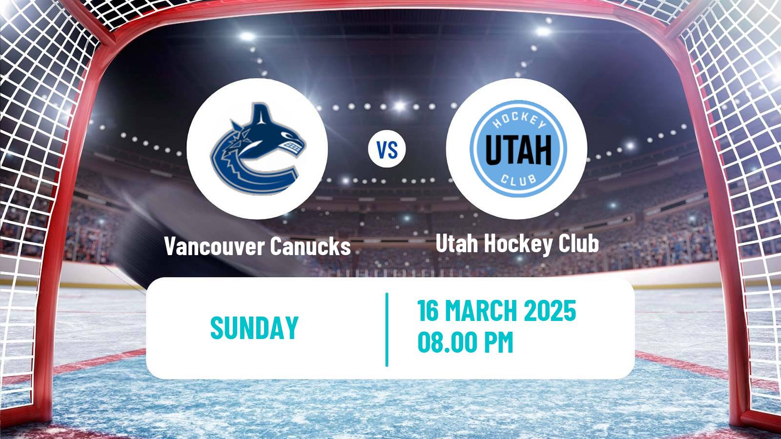 Hockey NHL Vancouver Canucks - Utah Hockey Club