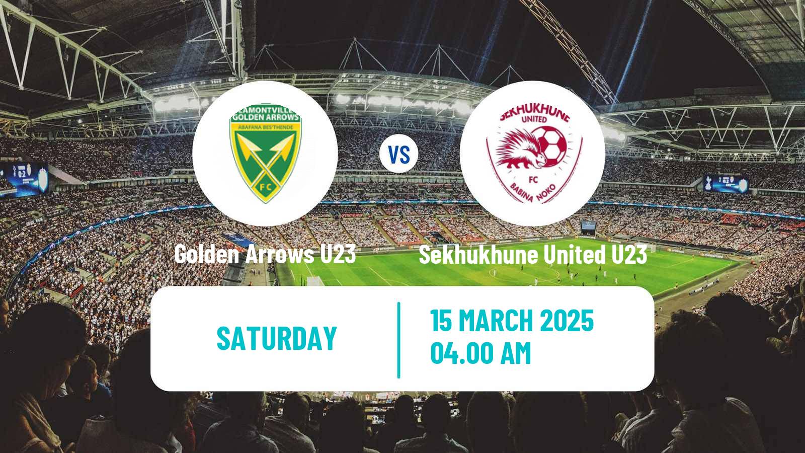 Football South African Diski Challenge Golden Arrows U23 - Sekhukhune United U23