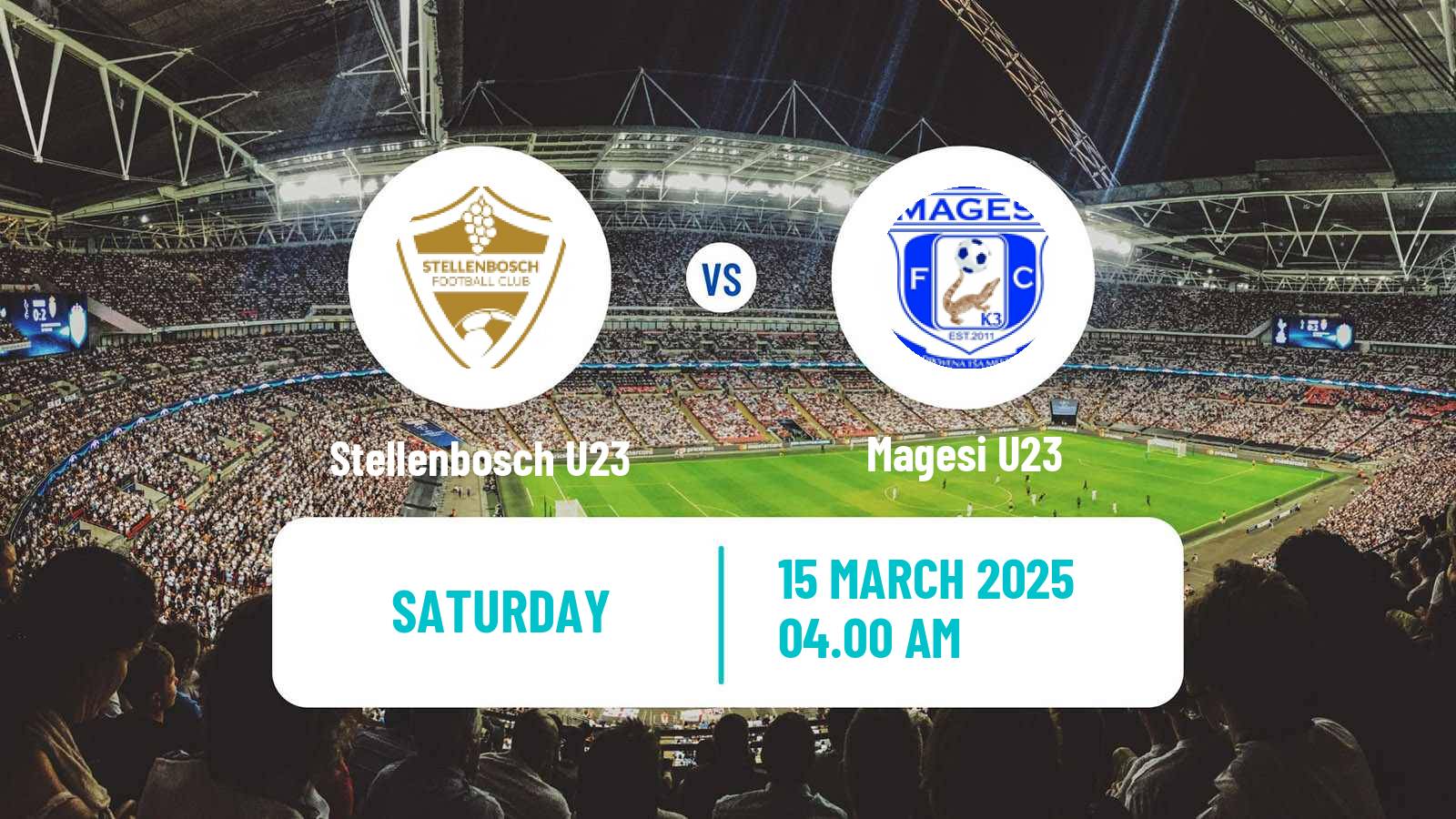 Football South African Diski Challenge Stellenbosch U23 - Magesi U23