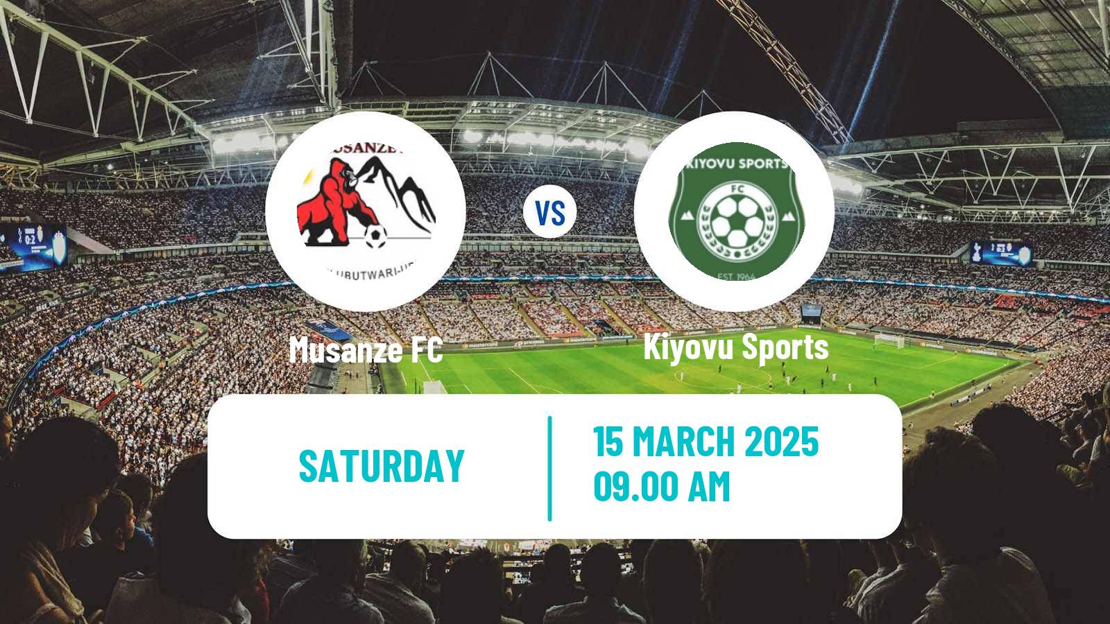 Soccer Rwanda Premier League Musanze - Kiyovu Sports