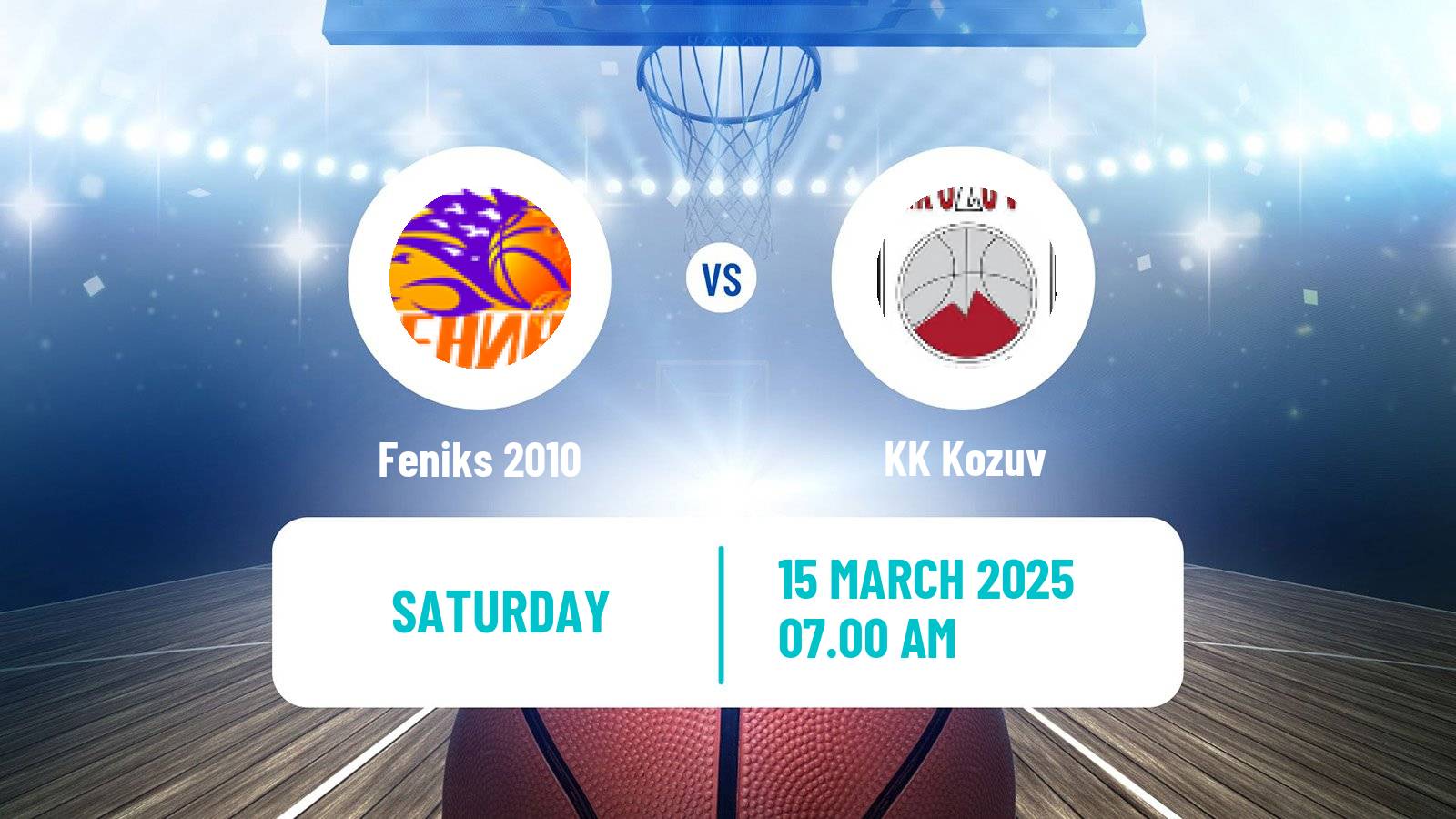 Basketball North Macedonian Prva Liga Basketball Feniks 2010 - Kozuv